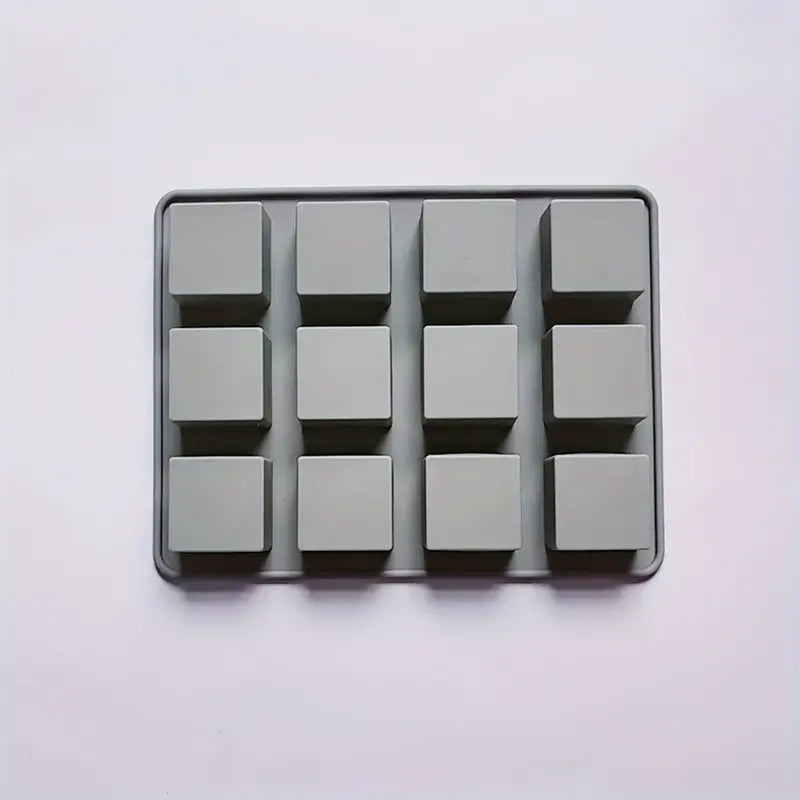 12 Cavity Silicone Square Tray
