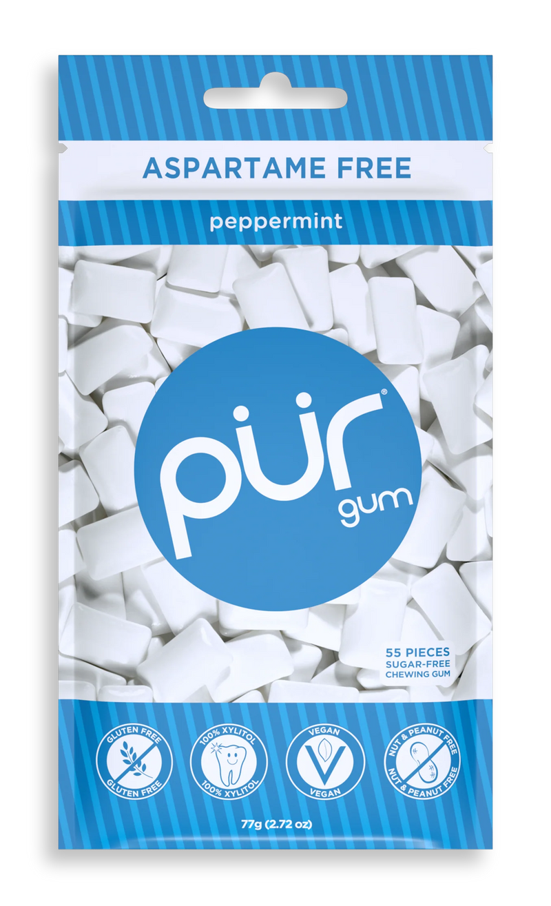 Pur - Peppermint Gum 77g (55Pieces)