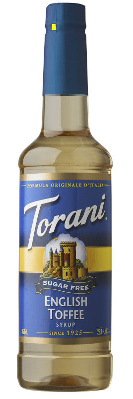 Torani - English Toffee Sugar Free Syrups 750ml
