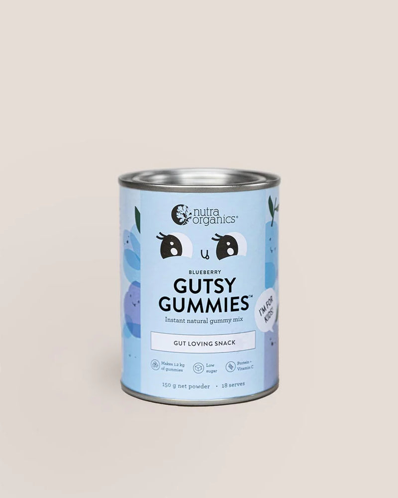 Nutra Organics - Blueberry Gutsy Gummies 150g