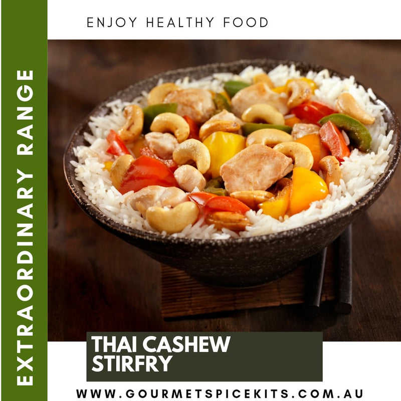 Gourmet Spice Kits - Thai Cashew Basil Stirfry MILD (LIMITED EDITION)