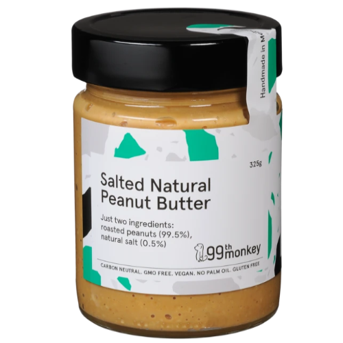 99th Monkey - Salted Natural Crunchy Peanut Butter