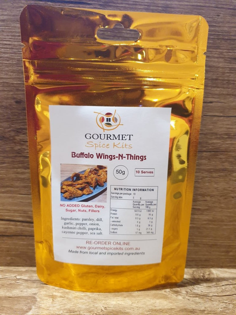 Gourmet Spice Kits - Buffalo Wings -N- Things