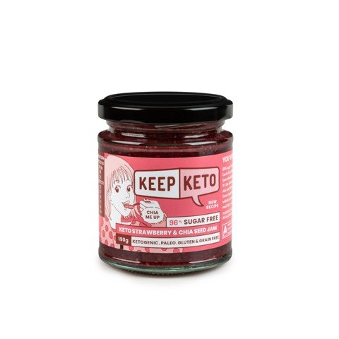 Keep Keto - Strawberry & Chai Seed Jam