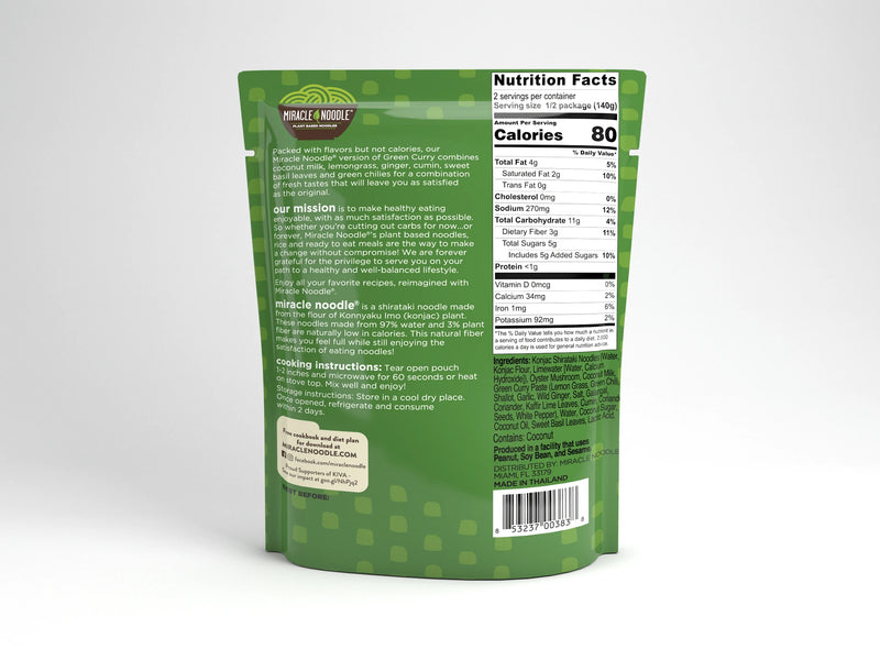 Miracle Noodle -  Ready-to-Eat Green Curry 280g