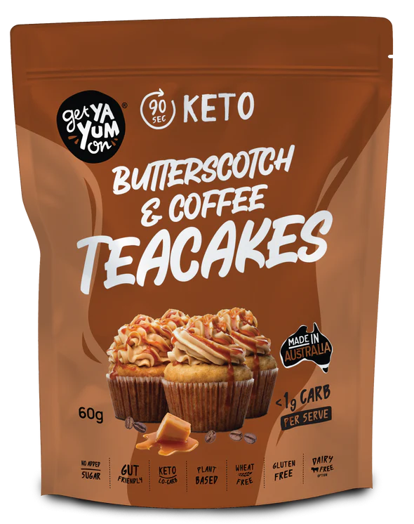 Get Ya Yum On - Butterscotch & Coffee Teacakes 60g