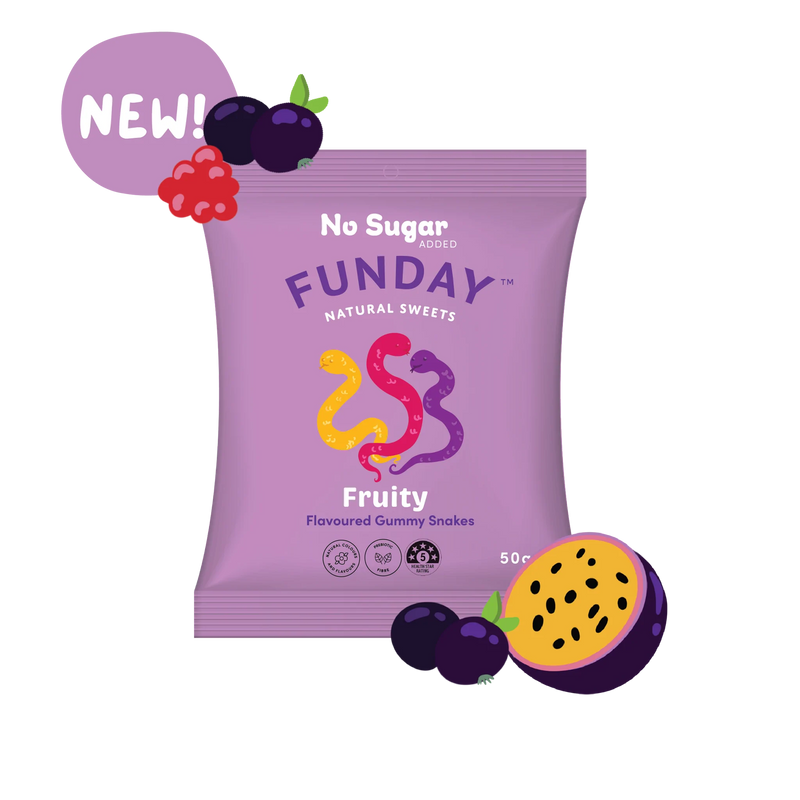 Funday - Fruit Gummy snakes 50g