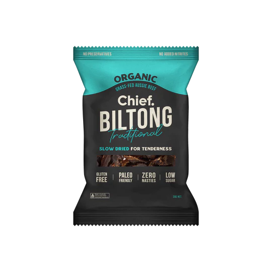 Chief - Traditional Beef Biltong 30g