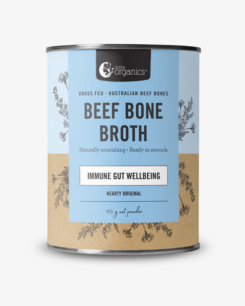 Nutra Organics - Beef Bone Broth Hearty Original (Grass Feed) 125g