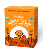 Sweetleaf Organic Monk fruit - 80 sachets