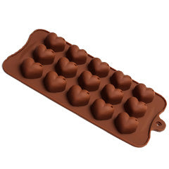 Shiny Heart Silicone Chocolate Mould